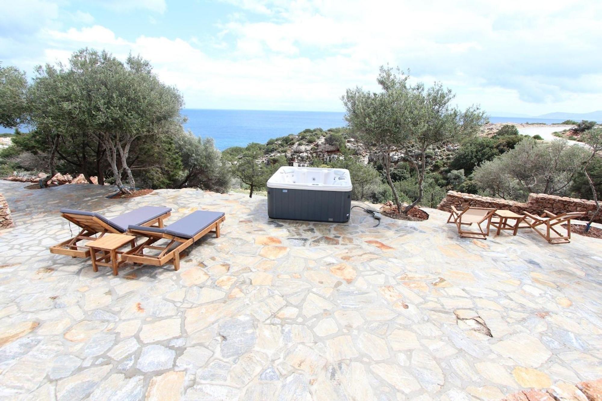 Villa Rouvis With Outdoor Hot Tub Ligaridia Экстерьер фото