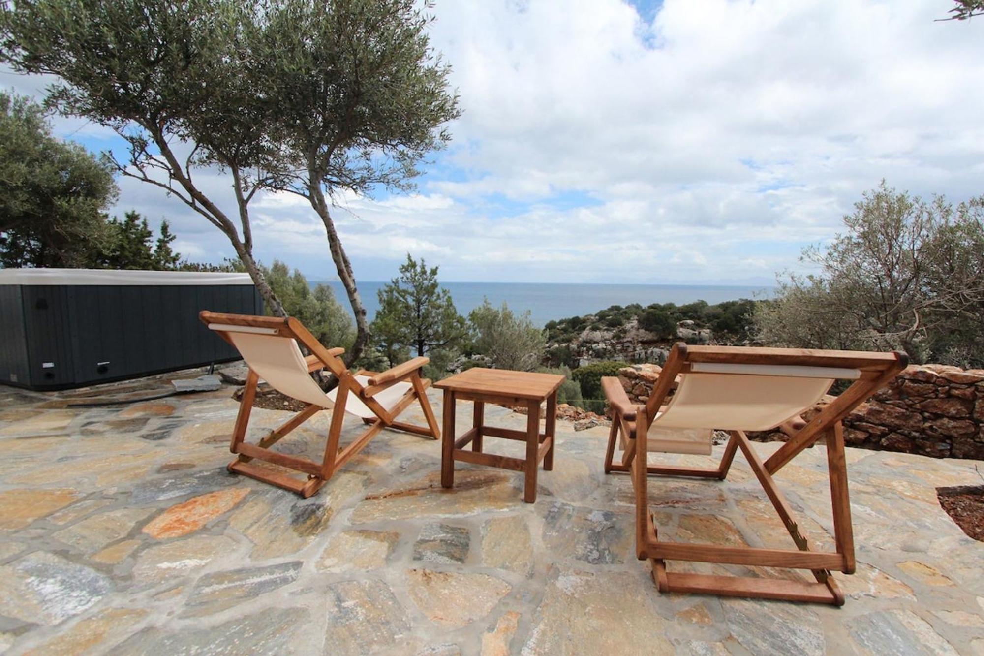 Villa Rouvis With Outdoor Hot Tub Ligaridia Экстерьер фото