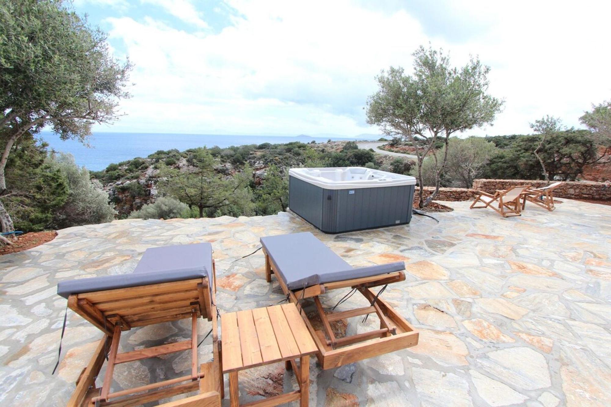 Villa Rouvis With Outdoor Hot Tub Ligaridia Экстерьер фото